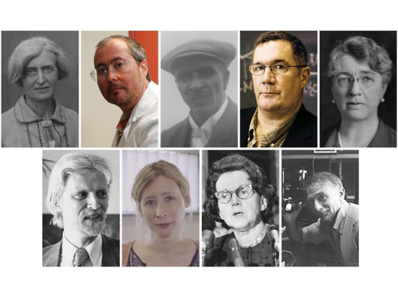Image of various LGBTQ+ chemical scientists in history