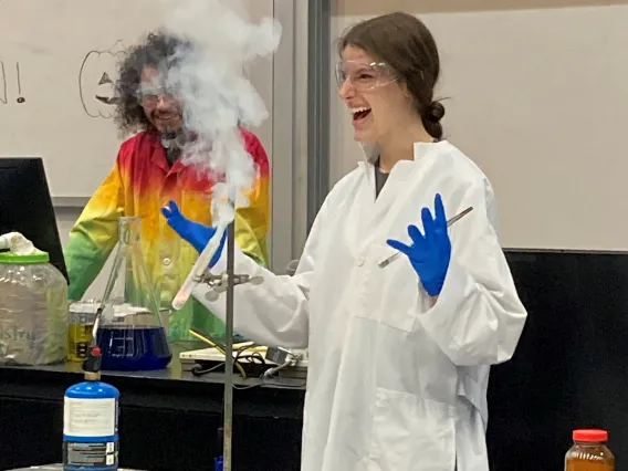 Lauren Konopacki at the "Magic Show"