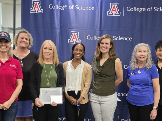 CBC Team and Nancy Louks for COS Excellence Award