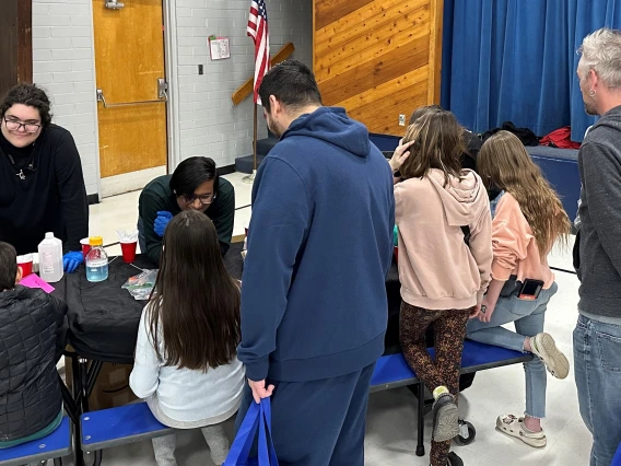 CBC Paws with Mesa Verde Elementary School kids