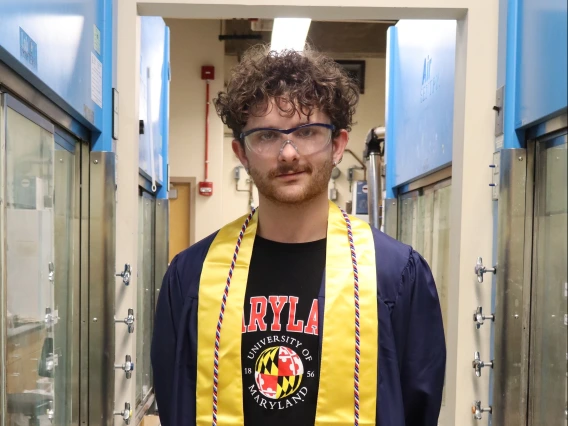 CBC Graduating student Kai Walsh