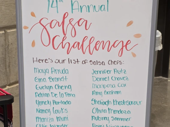 Photo from 2025 CBC Salsa Challenge