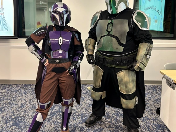 Elizabeth Harper & Friend as Mandolorians