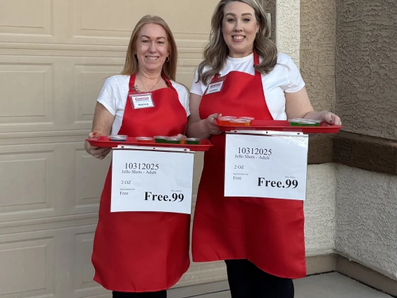 Nancy Louks & Daughter (Costco Samplers)