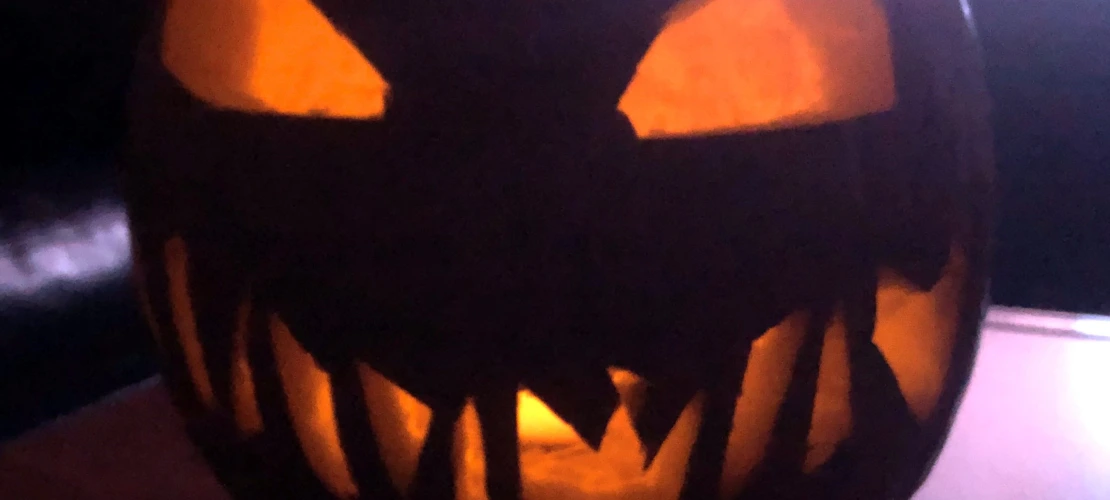 Scary pumpkin by Heather Kwapiszeski                                         