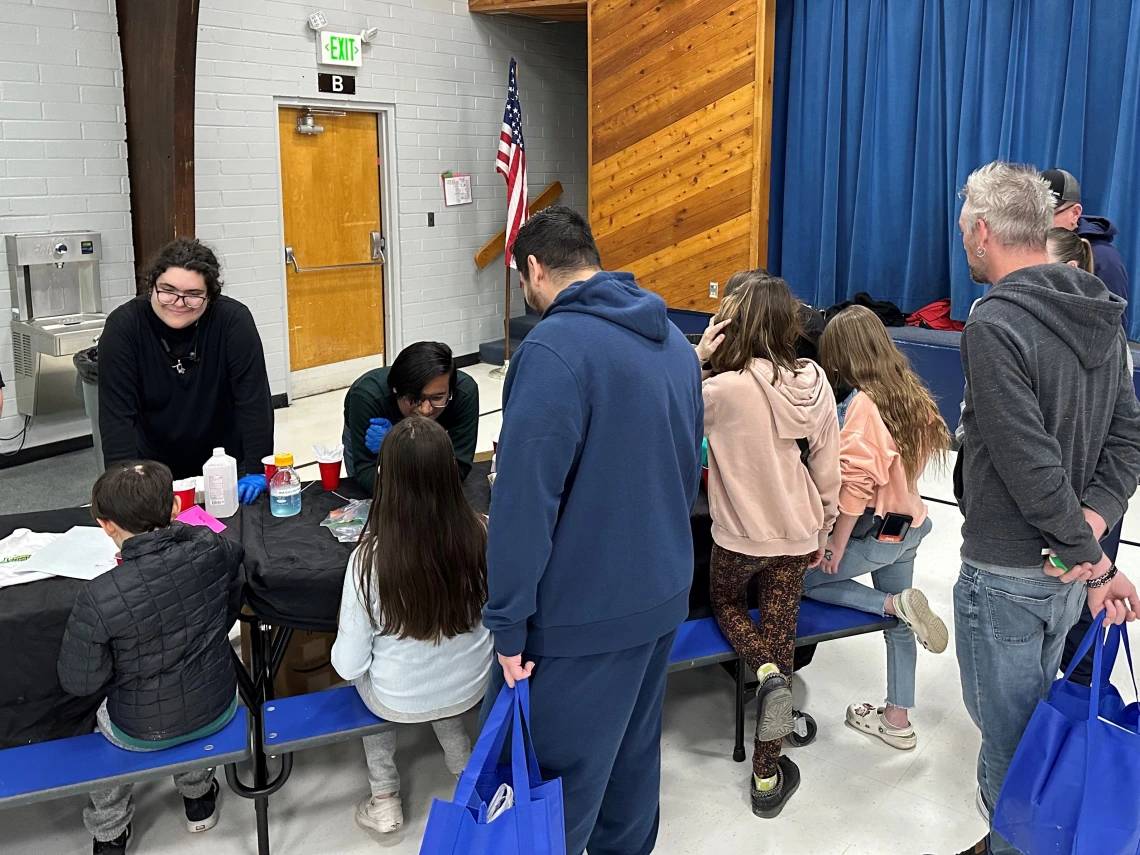 CBC Paws with Mesa Verde Elementary School kids