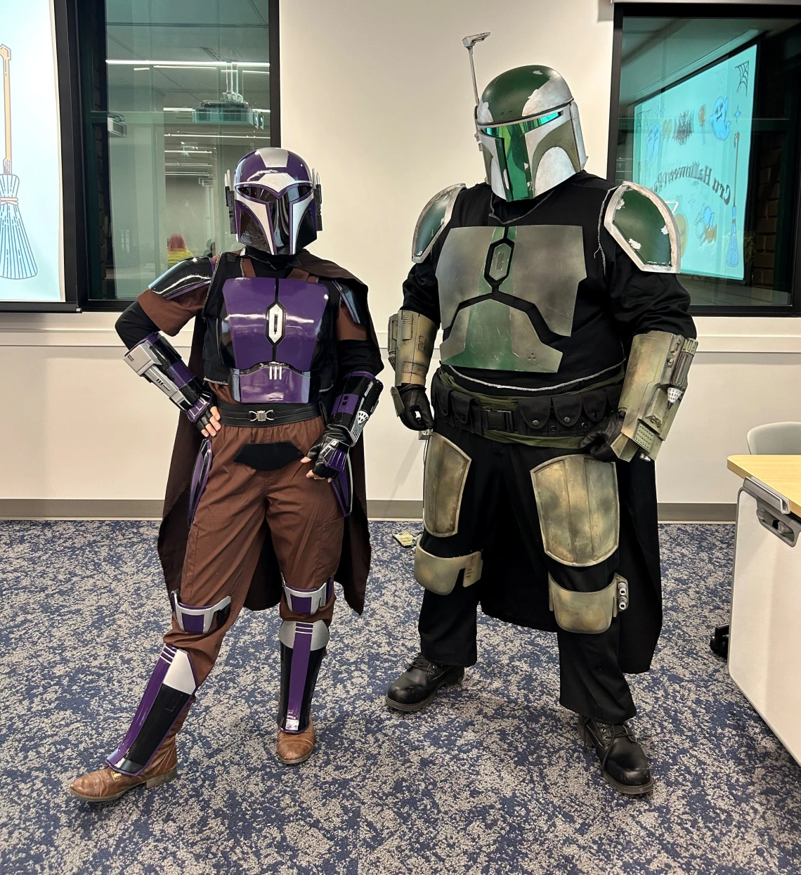 Elizabeth Harper & Friend as Mandolorians