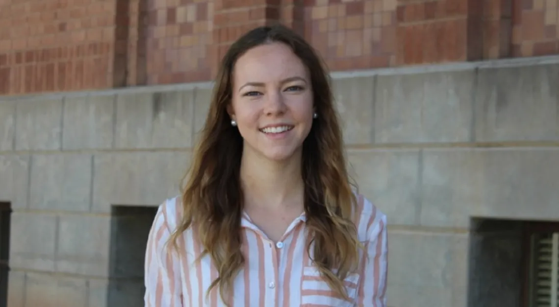Alyssa Peterson Receives Microscopy Society of America Scholarship Photo of Alyssa Petersen