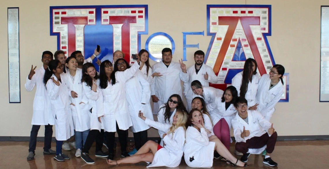 White Coat Ceremony Held for New CBC Graduate Students picture of grads