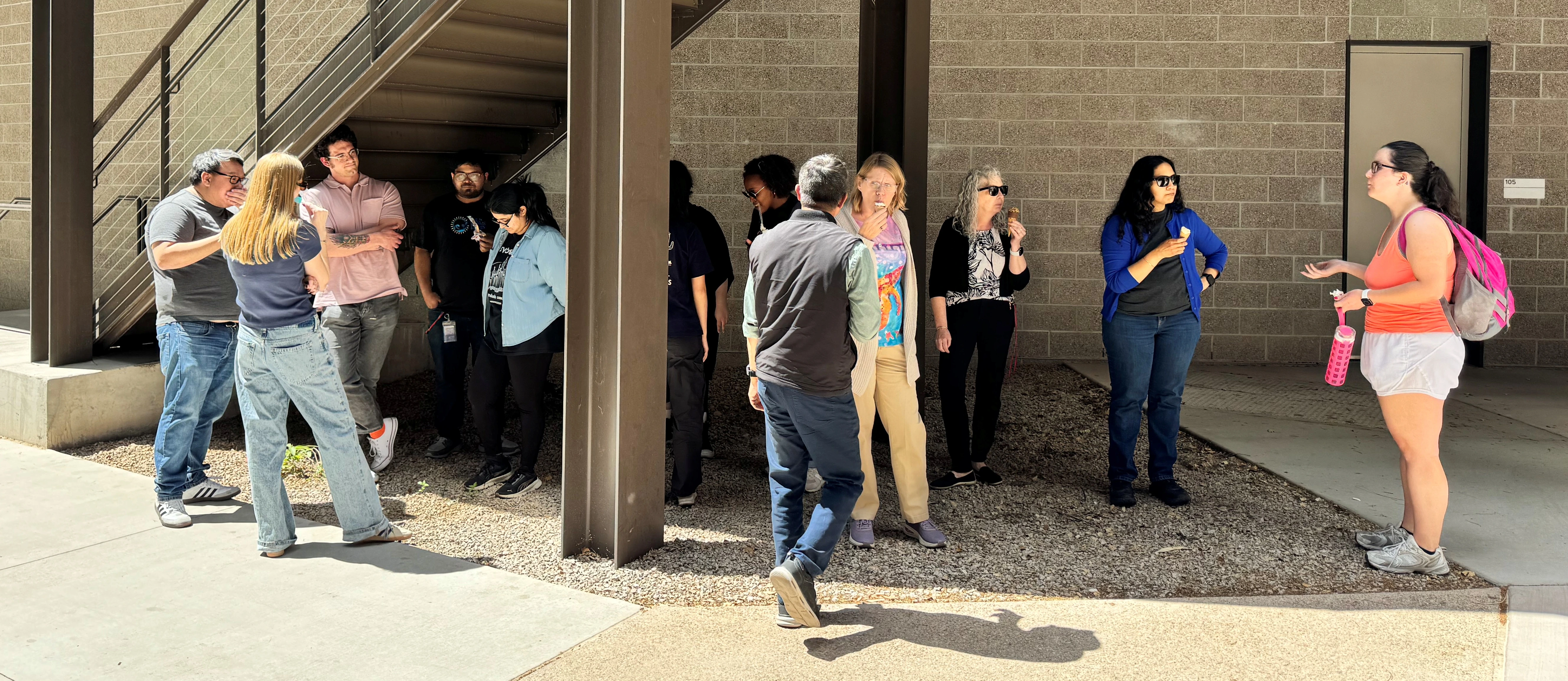 CBC Ice Cream Social between Chemistry & Commons and CSB 