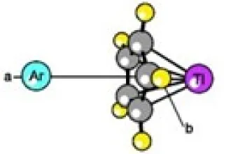 ARGON-CYCLOPENTADIENYL THALLIUM - WEAKLY-BOUND COMPLEX