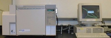 GC/MS instrument used in the organic teaching labs